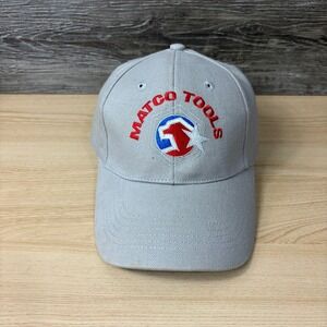 Matco Tools Hat Strap Back Gray Baseball Cap One Size Adjustable